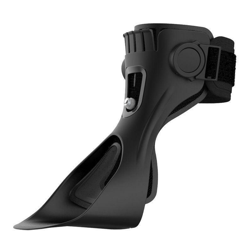 Drop-foot ankle immobilizer brace for ankle inversion and eversion