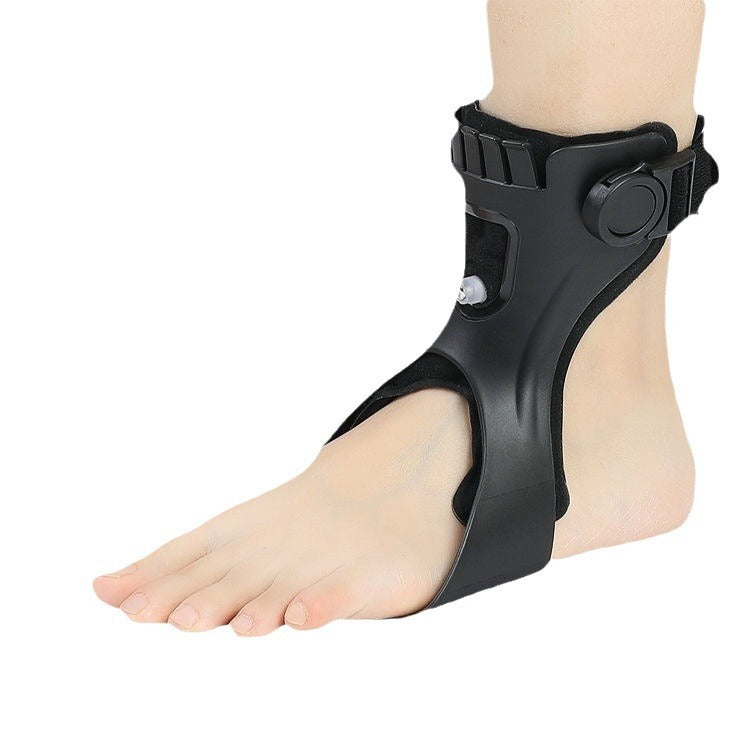 Drop-foot ankle immobilizer brace for ankle inversion and eversion